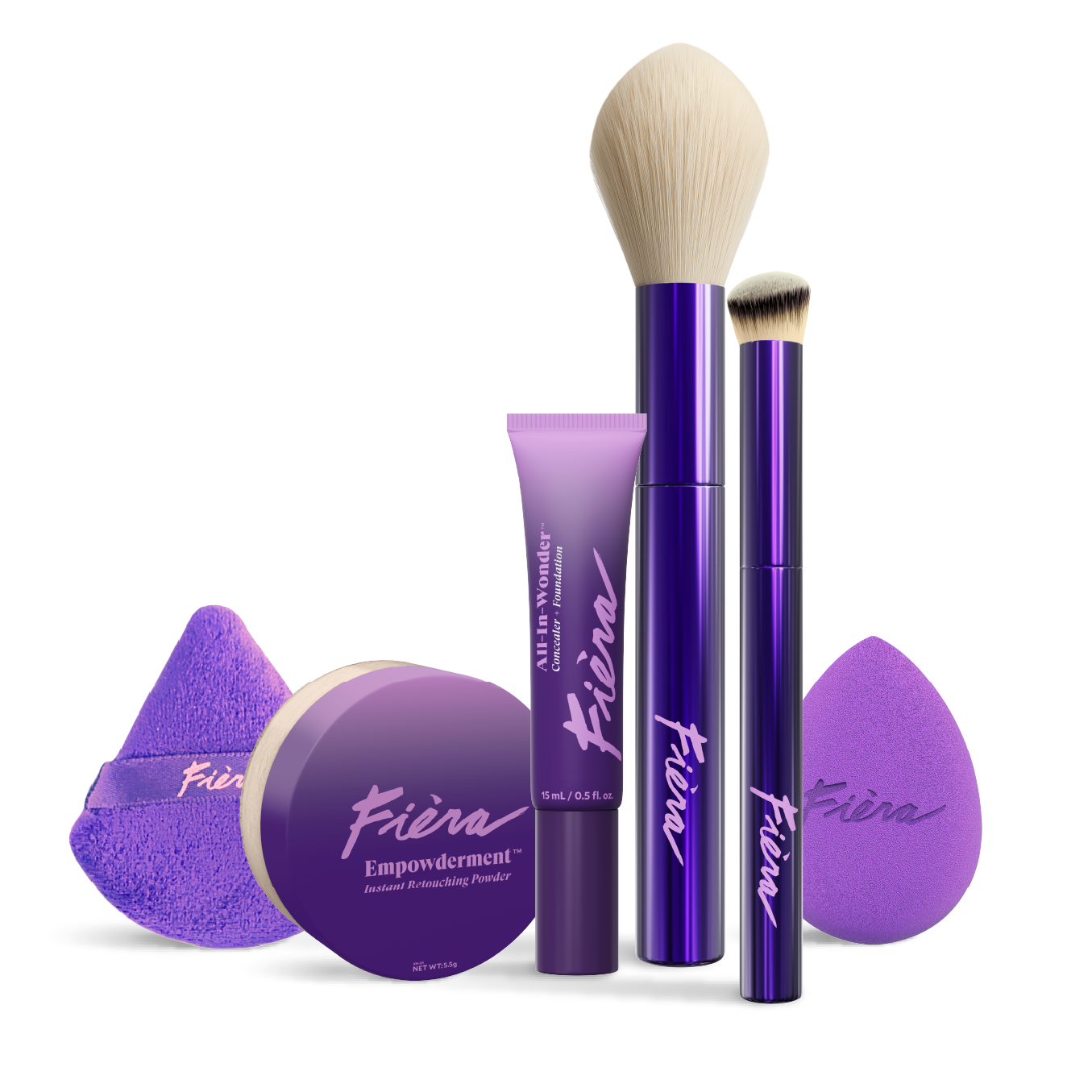 Beauty Basics Set All-in-Wonder, Finishing Powder & Brushes