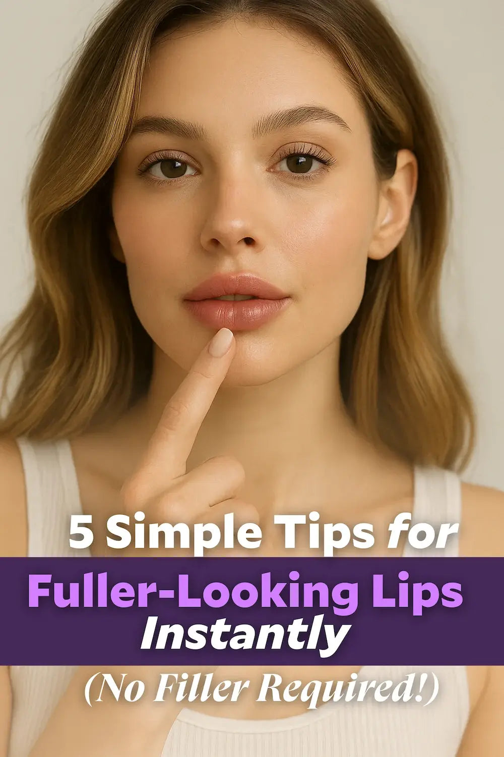 5 Simple Tips for Fuller-Looking Lips Instantly - Free Ebook