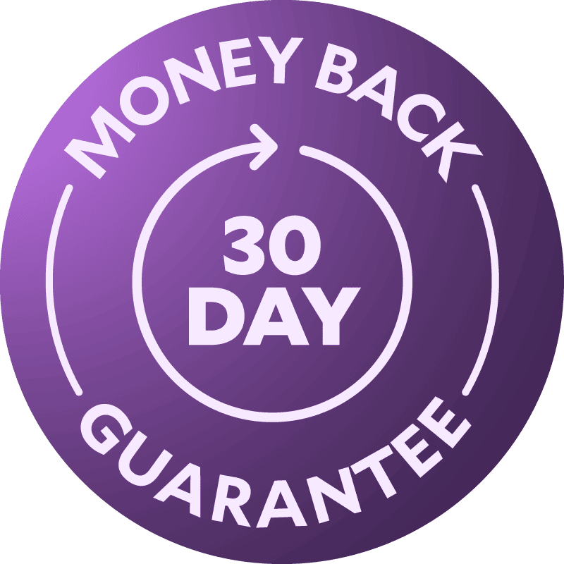 30 day money back guarantee