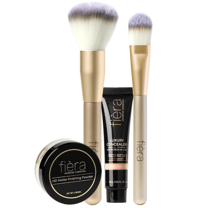 Beauty Basics Set Luxury Concealer Finishing Powder Brushes